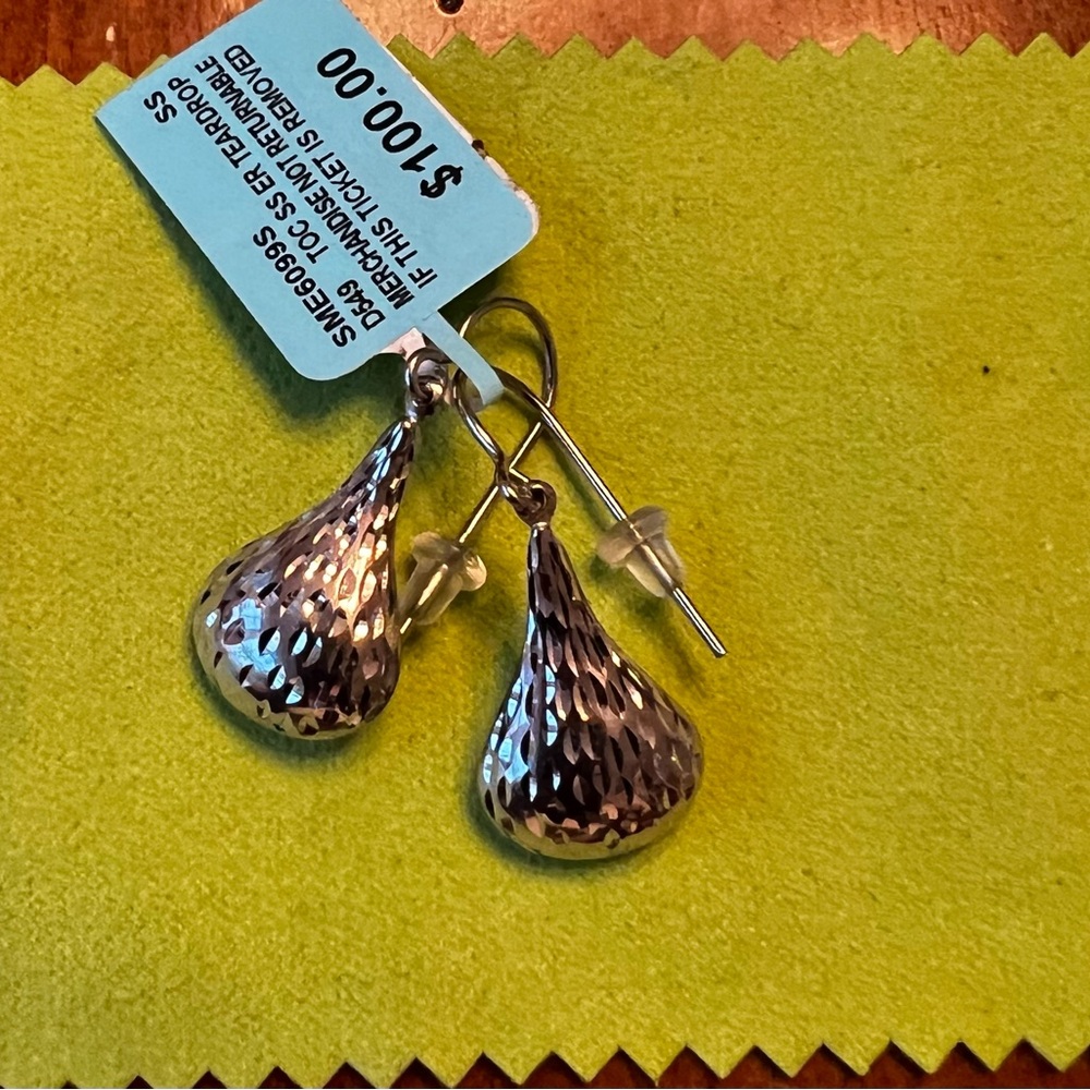 Sterling Silver Teardrop Earrings